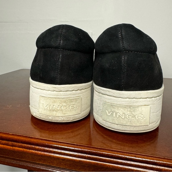 Vince “Warren” Black Suede Sneakers - 7.5 Women’s - Picture 5 of 7